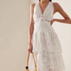 Alexis Avianna Lace Tiered Dress